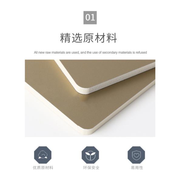 Do carvão vegetal de bambu luxuoso claro direto do metal do perfil baixo da fábrica folheados de madeira