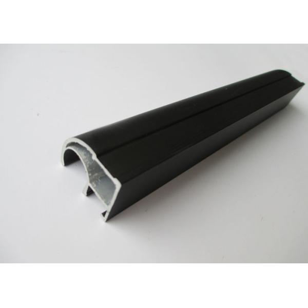 Hotel Architectural Half Round aluminium extruded sections With Wooden Pattern Transfer Surface