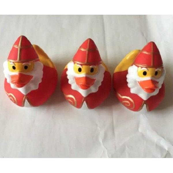 Indoor Christmas Decorations Weighted Rubber Ducks Bath Toy 5cm Length