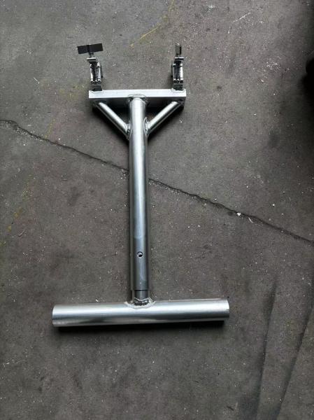 Base de support en fer et acier pour accessoire de treillis de scène en alliage d'aluminium, plaque de base carrée