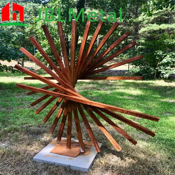 160cm  Huge Abstract Corten Steel Tree Sculpture Garden Decoration
