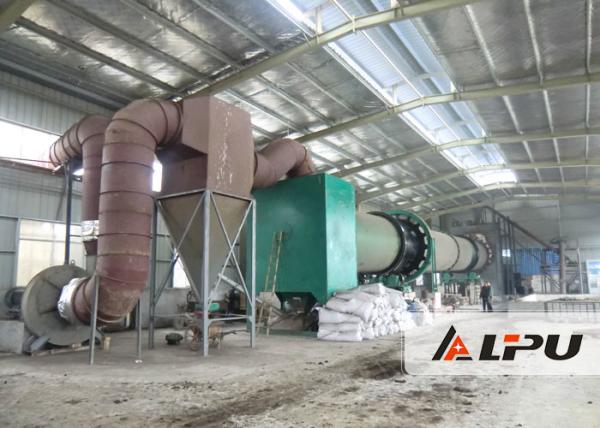 9m³ Biomass Drying Equipment / Rotary Drum Dryer for Wood Chips , Manure
