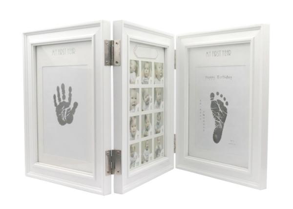 Non Toxic Baby Handprint Kit Newborn Baby Footprint Photo Frame For Home Decoration