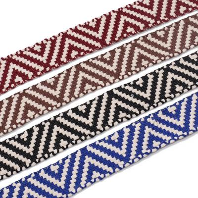 Guarnição 40mm da fita do jacquard de matéria têxtil da casa KJ20024