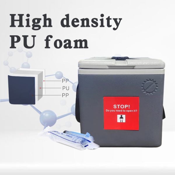 Phefon 1.5L Polyurethane(PU) Foam Insulation Vaccine Cooler Box Support Customize LogoCold Chain Solution For Vaccines