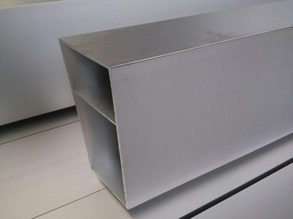 Railway Cable Channel Aluminum Extrusion Profiles Section Square Tube with Aluminum Alloy 6063 T5