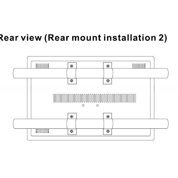 32 дюймовый ЖК-базовый монитор с цифровой петлей видео AD-плеер телевизор с входом VGA HDMI AV включая кран
