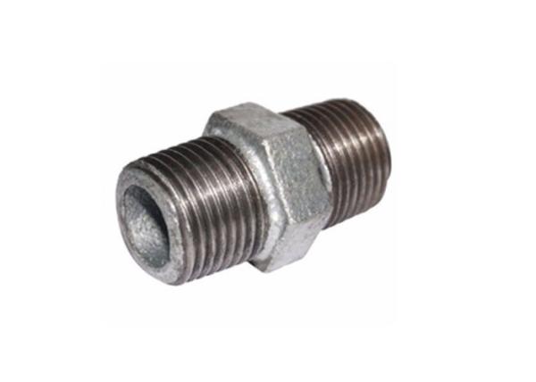 3 8 Fire Fighting Pipe Fittings , Seamless NPT Threaded Pipe Nipple