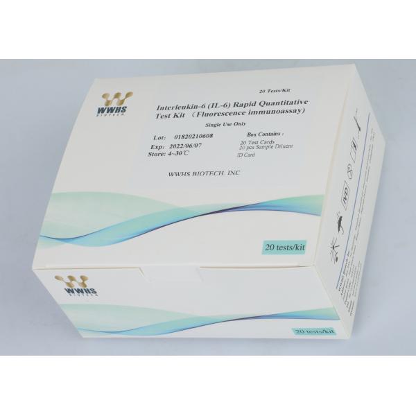 Набора теста IL-6 Interleukin-6 флуоресцирование Immunoassay быстрого количественного диагностическое