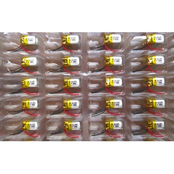 501220 3.7V 80mAh Rechargeable Lithium Polymer Battery Pack For Mobile Electronics Devices