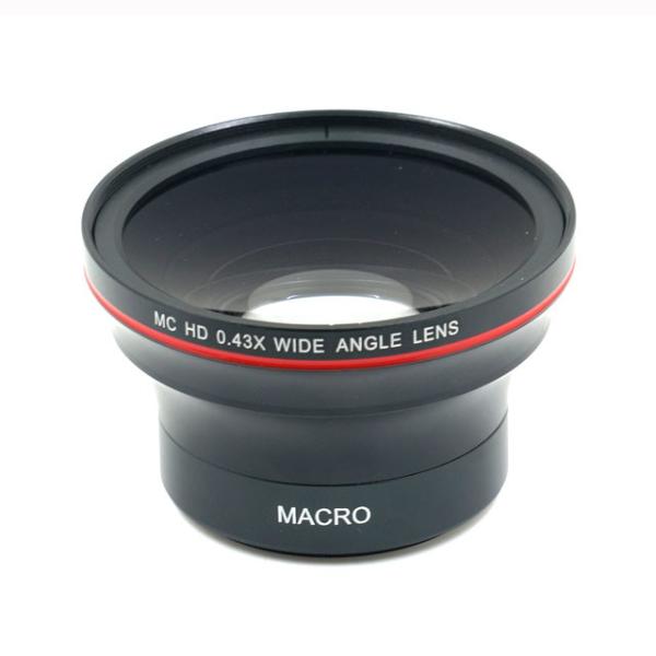 High Resolution 0.43X Wide Angle Camera Lens 85mm X 34 Mm External Light Size