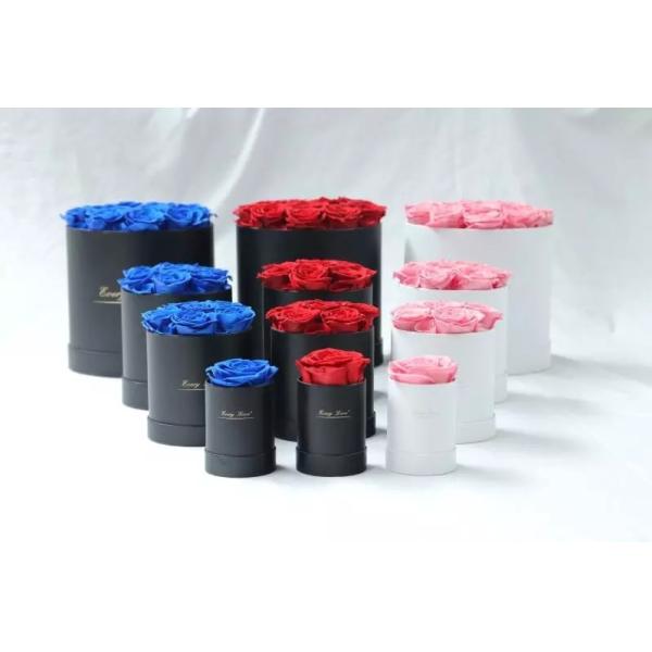 Classic Eternity Roses Selection White Boxes Preserved Flowers Arrangement