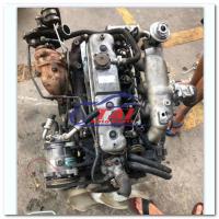 4JB1T Isuzu Engine Spare Parts Assembly com caixa de engrenagens de segunda mão
