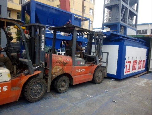 LB1200 Stationary Asphalt Mixing Plant Equipment 100t/H Modular Design