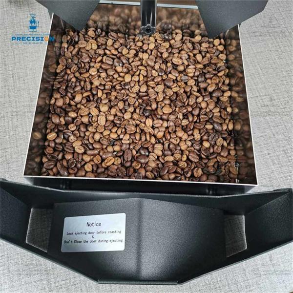 Full Hot Air Electric Coffee Roaster Machine 70g 120g 200g Capacity Black White