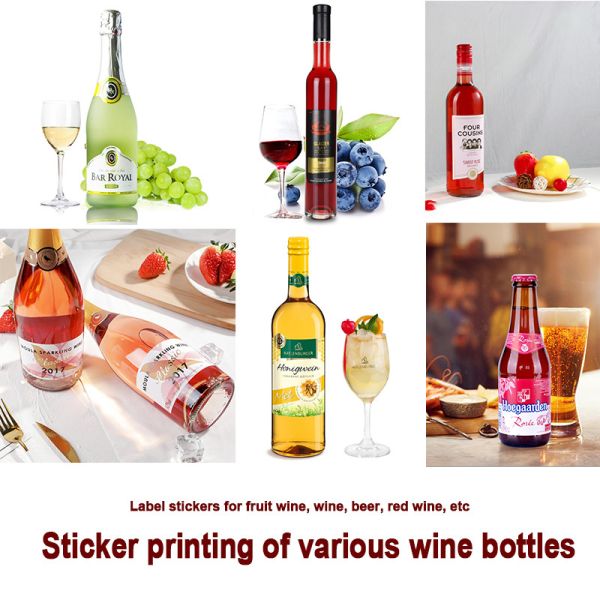 Gold Foil Whiskey Bottle Label Custom Sticker Printing For Luxury Packaging