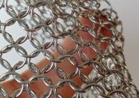 écran soudé d'acier inoxydable Chainmail Mesh Curtain For Room Divider de 0.53x3.81mm