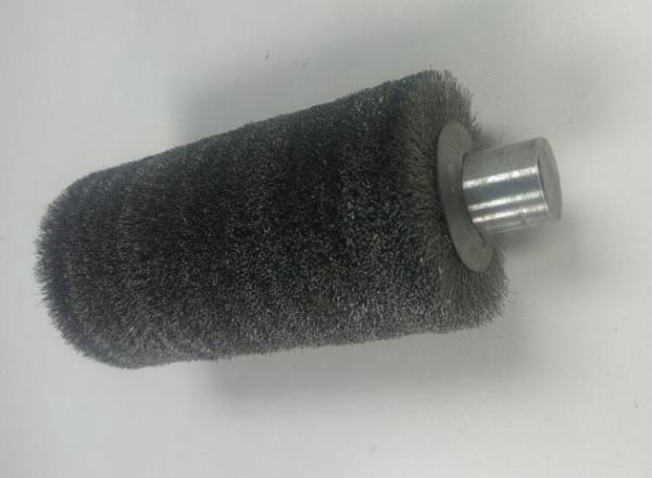 Professional Metal Shaft 150mm Diameter Grinding Rust Removal Wire Brush Roller