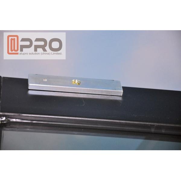 Commercial Aluminum Doors Black Color , Long Life Span Single Pivot Door hinge pivot door double pivot door pivot hinge