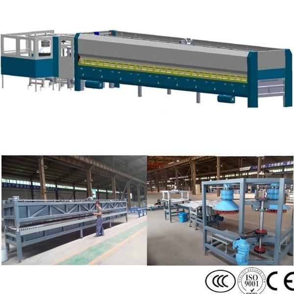 Glass Pot Cover Glass Edging Machine , Flat Bent Glass Tempering Machine,Glass Lid Tempering Furnace