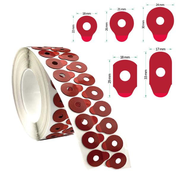 Customizable Packaging High-Quality Lens Polishing Stickers, Adhesive Edge Pads, Lens Blocking Pads