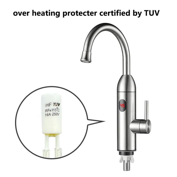 Stainless Steel Instant Electric Heating Water Faucet Hot And Cold Water Dual Use