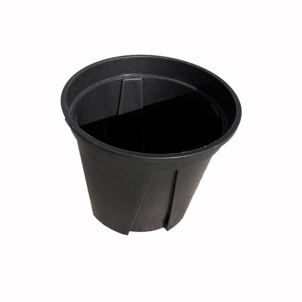 Por mayor 2.5L Negro Jardín plástico de la guardería de galón de la maceta de galón de espesor Bonsai poda hecha de PP / HDPE