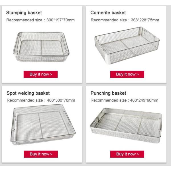 Корзина 300x197x70mm хранения ячеистой сети нержавеющей стали кухни 304