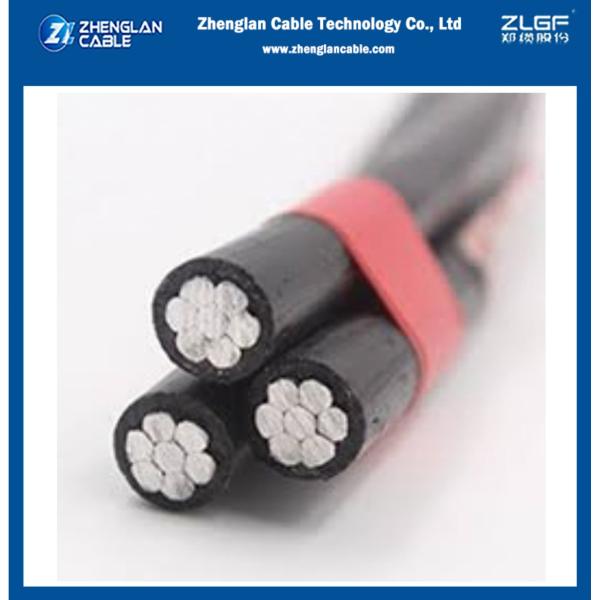 Overhead Insulated Cable 0.6/1KV 2X50+50 AAC/XLPE+AAAC/XLPE Aerial Bundled cable ABC GB/T12527