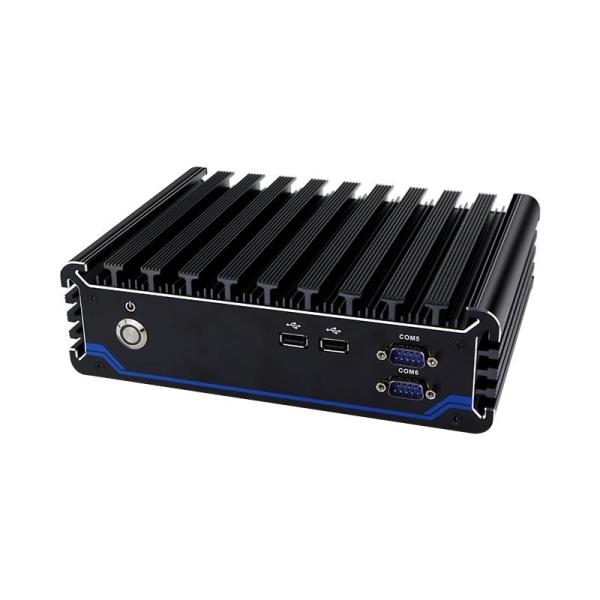 IBOX-3026 Fanless Industrial Mini PC with Quad Core Processor and DC 9V-36V Wide Voltage Input - CE FCC ROHS Certified