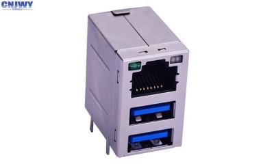 Fêmea de 10P8C Rj45 ao conector fêmea, conector fêmea durável dos ethernet
