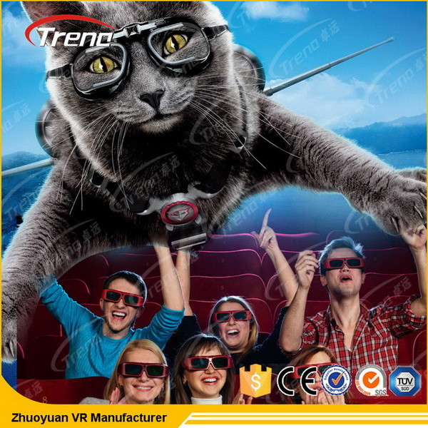 6 salle de cinéma du divertissement 7D de parc à thème de DOF avec le système d