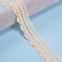 Broderie mariage coton dentelle décoration trimesse de lait blanc