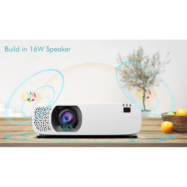 4800 Lumen 4K Laser Short Throw Projector With 16W Speakers For Versatile Projection Options