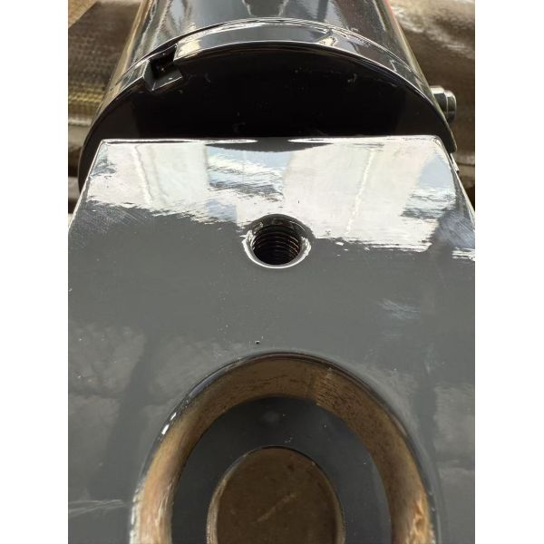 Double Pivot Eyes Hard Chrome Plated Double Acting Hydraulic Cylinder With Valve Block