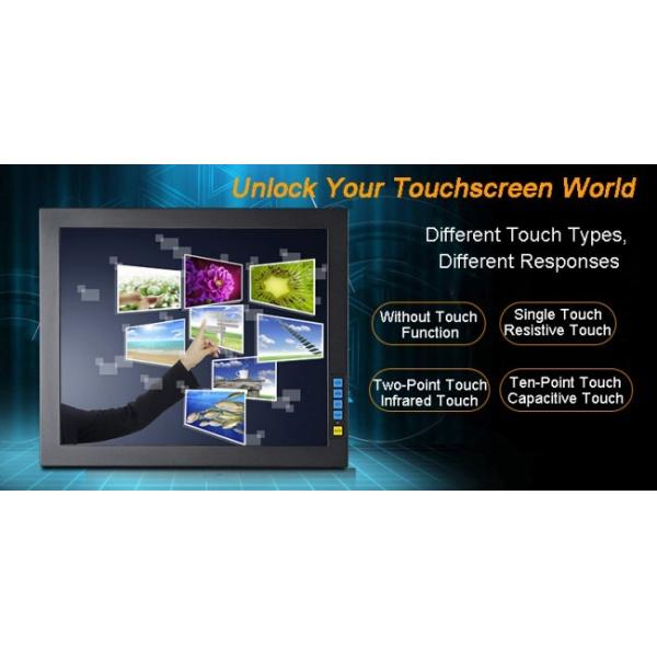ZXTLCD Ordenador de control industrial de 21,5 pulgadas totalmente cerrado, a prueba de polvo, IP65, resistente al agua, multitáctil, a prueba de vapor, montaje empotrado con serie alta