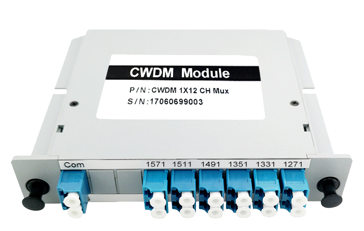 12 Port CWDM Mux DeMux Passive Fiber Optic Multi-Channel For WDM Systems ABS Case