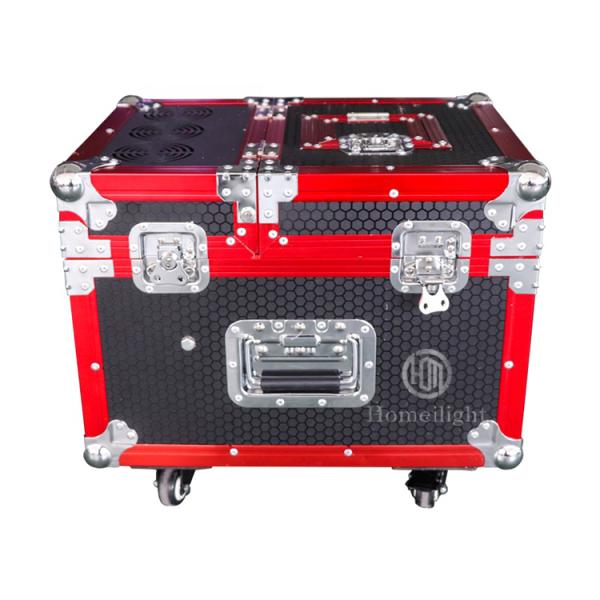 Seguro Limitado Máquina Dual Hazer de 600w Máquina de Neblina, Fumaça, Fumaça, DMX 512 com caixa de voo