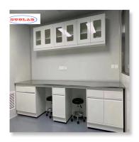 Muebles de laboratorio eficientes con especificación del dibujo - Compartimientos y cerraduras