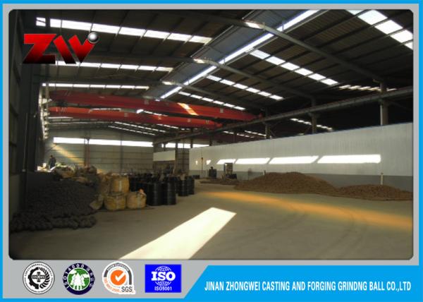 Bola de moedura forjada 25mm do diâmetro 20mm, bolas do ferro fundido do processamento mineral
