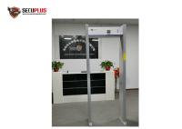 Detección inglesa de la temperatura de la puerta del detector de metales de la difusión de la voz con la aprobación de la FCC del CE