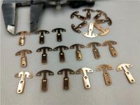 Os dados da imprensa de perfurador da elevada precisão, componentes do dado do progressista revestem/terminais de bronze Pin Parts da liga