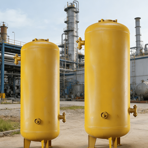 Stainless Steel Nitrogen Gas Pressure Vessel with Customized Size and 0.1-10 Mpa Design Pressure for Industrial Applications