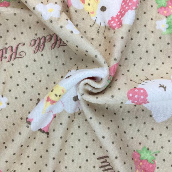 Цветистым напечатанная шаржем подгонянная ткань ткани чистки Microfiber