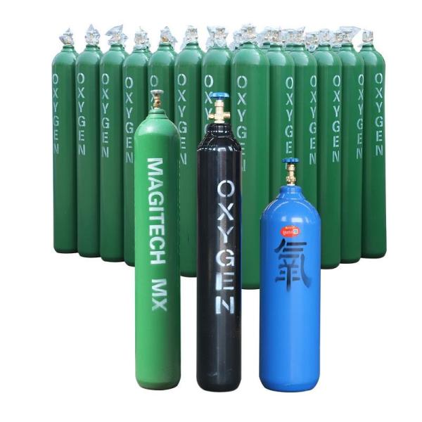 High Pressure  Industrial Grade 5n 6n 50L O2 Cylinder Gas Oxygen