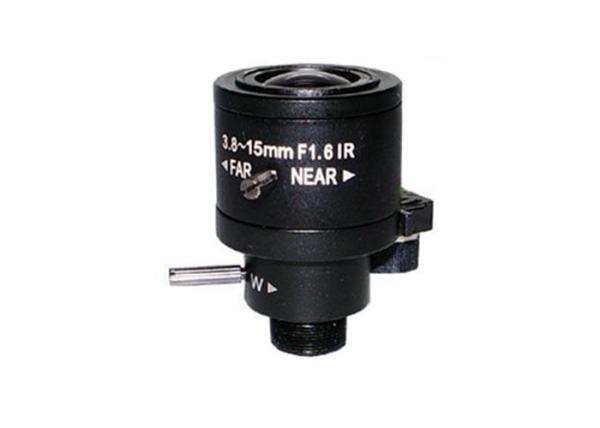 1/3 3.8-15mm F1.6 2Megapixel M12x0.5 Mount Fixed/DC Auto IRIS Manual Zoom/Focus Vari-focal Lens