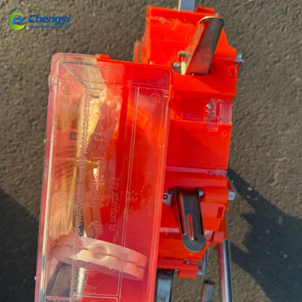 Heavy Duty Manual Seeder Push Planter for Rough Terrain with No-Till Capability
