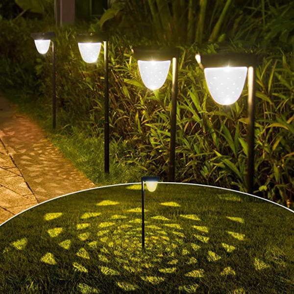 A paisagem posta solar da liga de alumínio ilumina a luz posta solar exterior do jardim do diodo emissor de luz