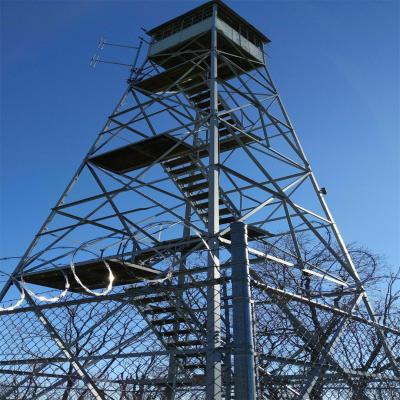 Galvanisée à chaud, hauteur de 120 pieds, tour de garde des pompiers forestiers, tour de surveillance des prévisions météorologiques.