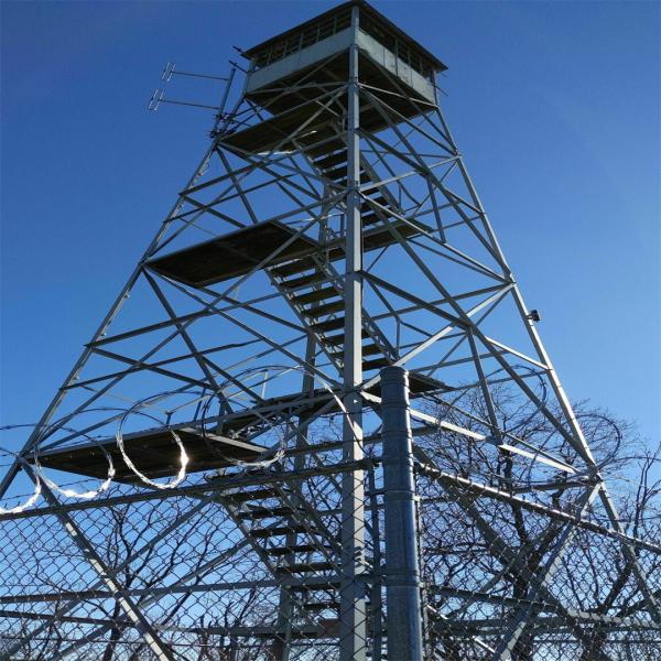 Galvanisée à chaud, hauteur de 120 pieds, tour de garde des pompiers forestiers, tour de surveillance des prévisions météorologiques.